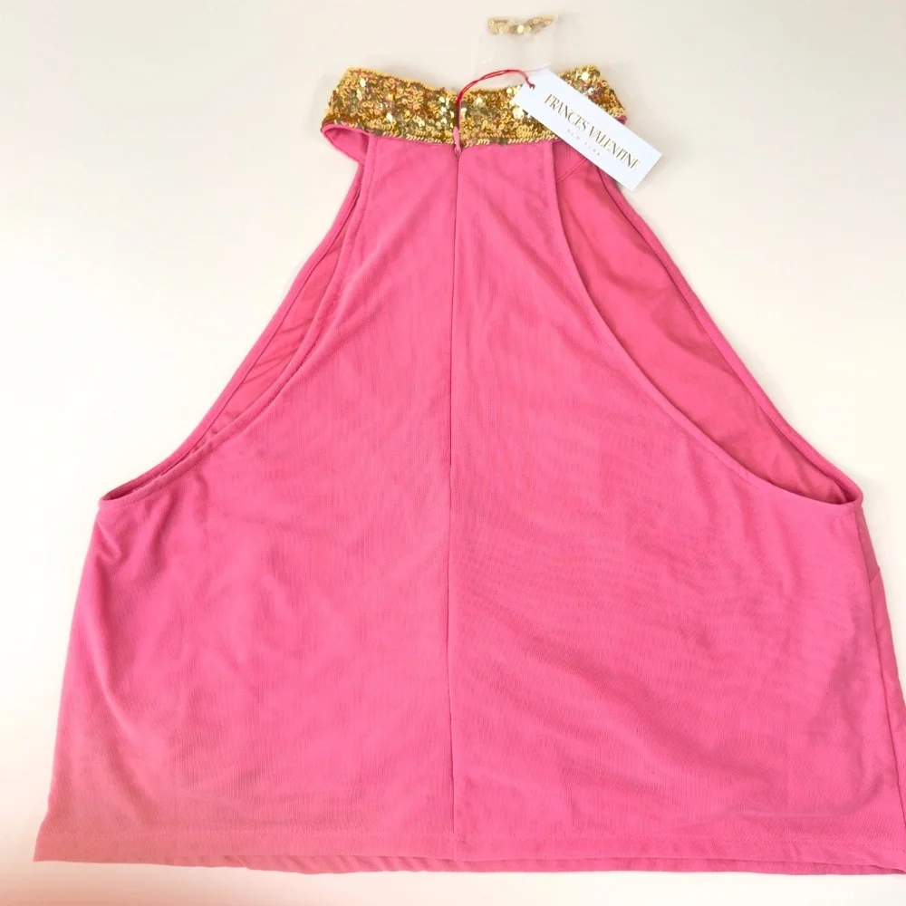 NWT Frances Valentine Sequin Embellished Top Sz XL - Picture 5 of 12